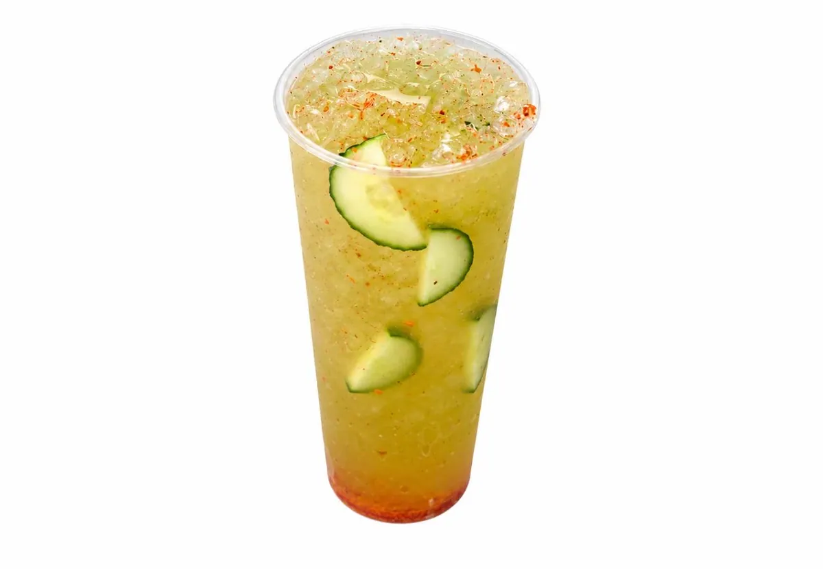 Cucumber Mojito LIT TEA with cucumber and lime