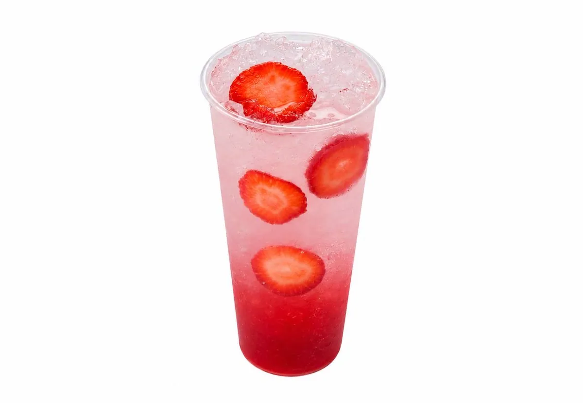 Summer Crush LIT TEA with strawberry and coconut flavors